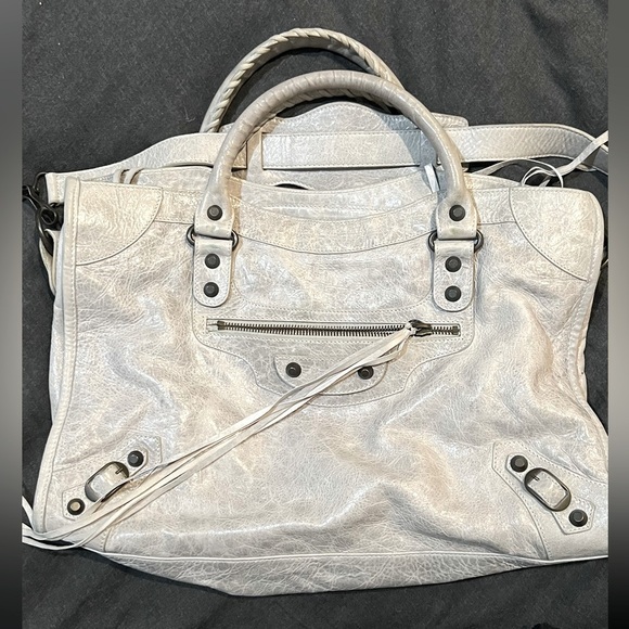2008 Balenciaga  Classic City bag in ARGENT grey RARE - Picture 2 of 14